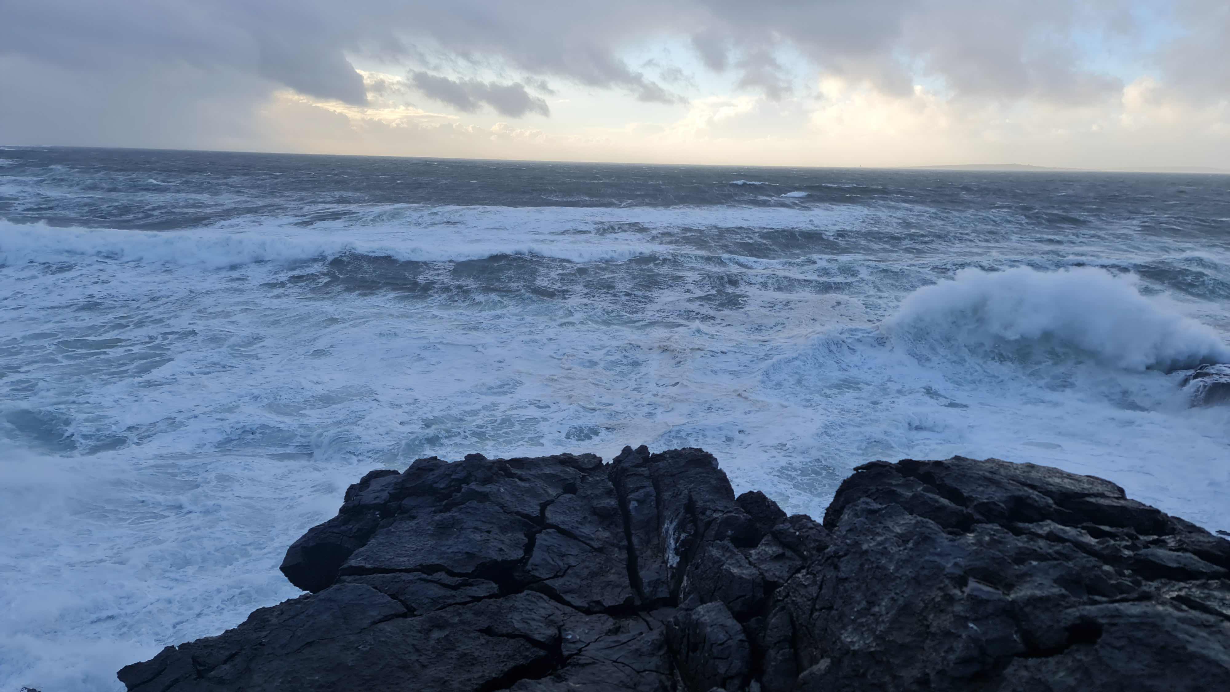 cliff over sea